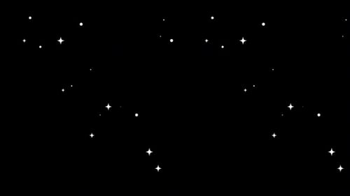 Twinkling Stars Minimalist Motion Background Loop