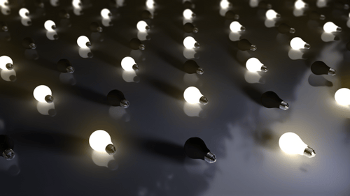 Sequential Light Bulb Illumination Grid Pattern