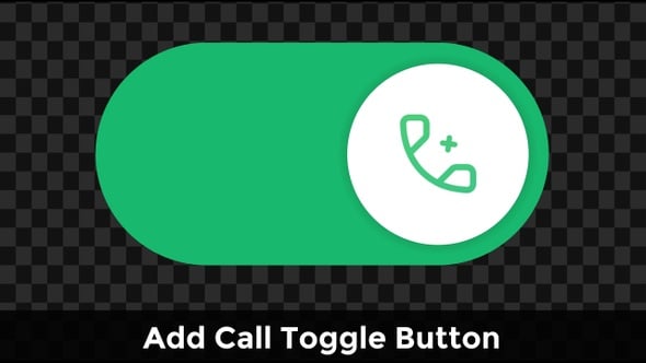 Flat Design Phone Call UI Switch Animation, Elements Motion Graphics ft ...