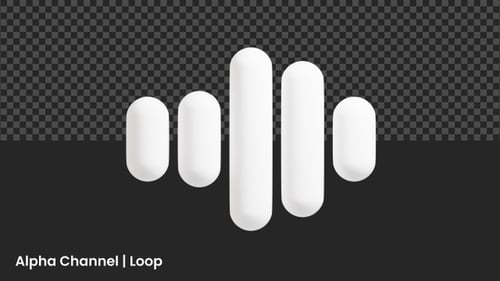 3D Loading Bars Animation | Alpha Loop