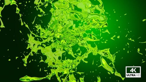 Green Water Splash V5