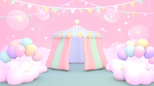 Pastel Circus Tent