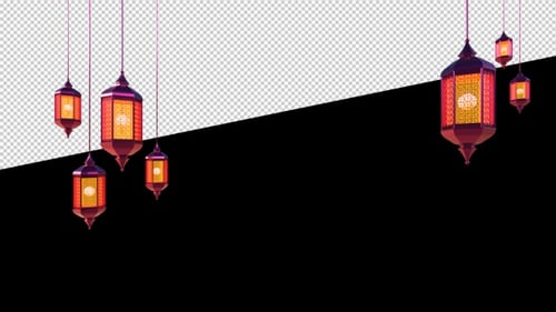 Animated Islamic Lanterns for Ramadan and Eid Celebrations