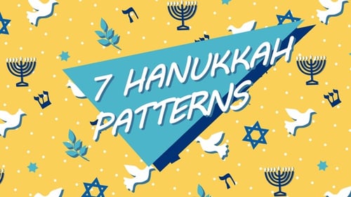 Hanukkah Pattern Backgrounds