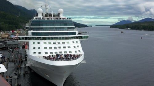 Luxury beautiful cruise ship vacation in Alaska inside passage. High priced all inclusive travel.