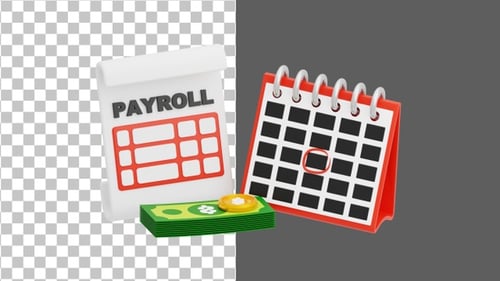 3D Payroll | Alpha Channel