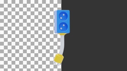 3D Animation of Advanced Circuit Board for Next-Gen Electronics | Alpha Channel