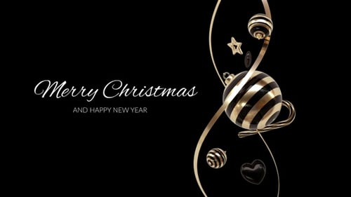 4K Weihnachts-Loop-Hintergrund