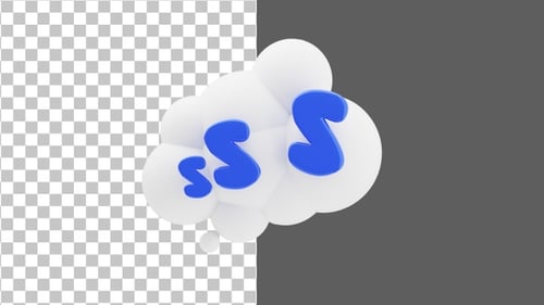 Bulle de sommeil 3D | Alpha Channel