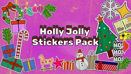 Holly Jolly Stickers Pack