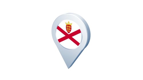 Anstecknadel mit Flagge von Jersey
