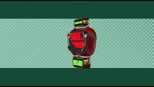 Animated Retro 3D Sale of the Week Discount Badge