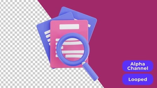 3D Animated Research File | Alpha Channel