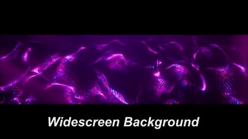 Abstract Flowing Particle Widescreen Background Loop