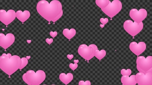 Heart Balloon Pink Alpha Loop V2