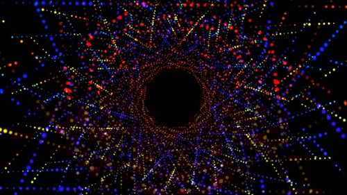 Fondo de partículas coloridas V5