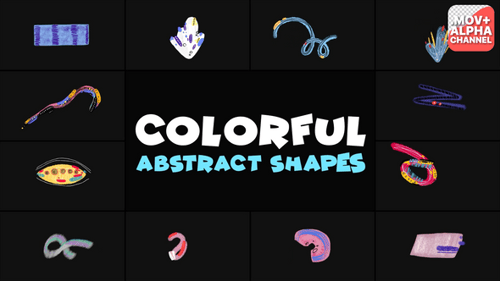 Colorful Hand-Drawn Animated Sketch Elements