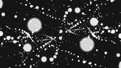 Glowing Particle Flow with Alpha Channel V4
