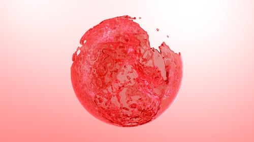Rote Farbe Water Splash Ball V2