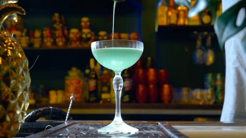 Grüner Engel-Cocktail