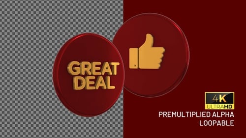 Great Deal Looping Badge