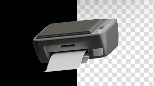 3D Animation of Printer
