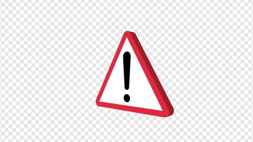 Warning Danger Sing Loop Alpha