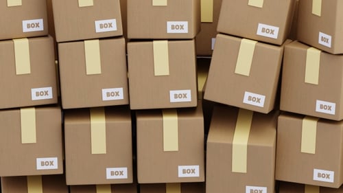 3D Animation of Paper Box Transition | Alpha Channel