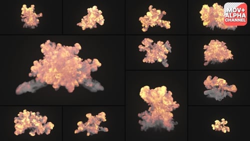 VFX Fire Elements | Motion Graphics