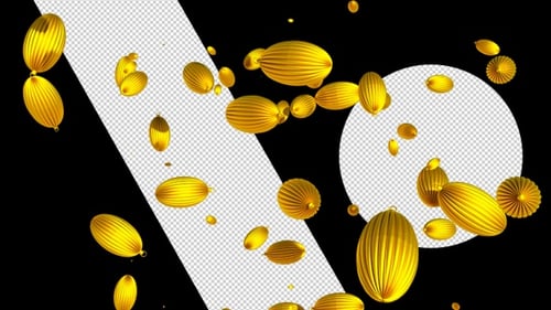 Christmas Balls Background Loop Alpha