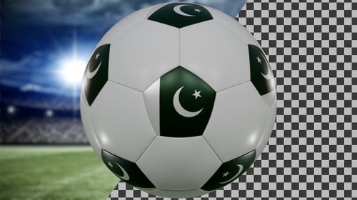 Ballon de football pakistanais | UHD | 60 images par seconde