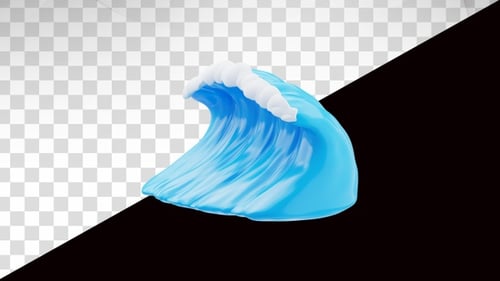 3D Animation of Sea Wave