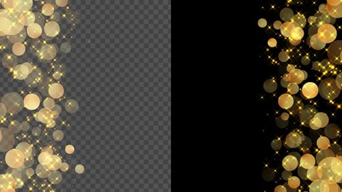 Particules de bokeh à paillettes 4K 3