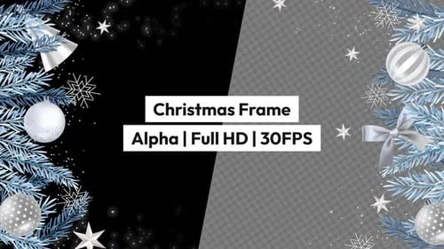 Weihnachtsrahmen Alpha