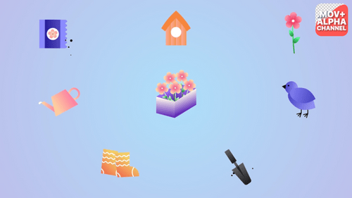 Garden Icons | Motion Graphics