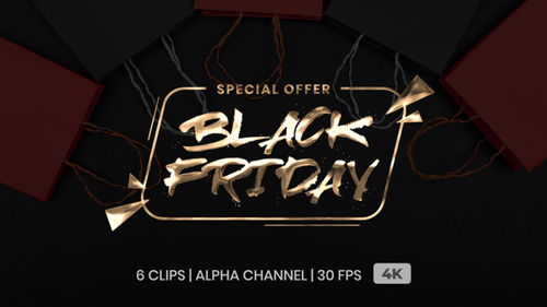 Black Friday Text Animation