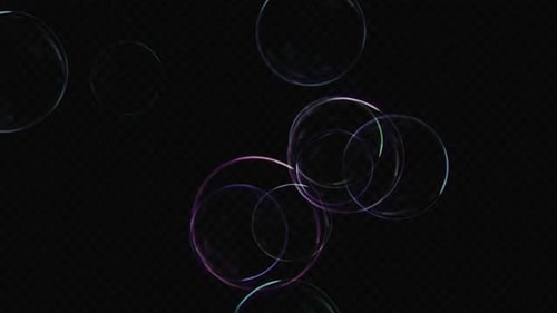 Liquid Bubble Regenbogen-Overlay Alpha