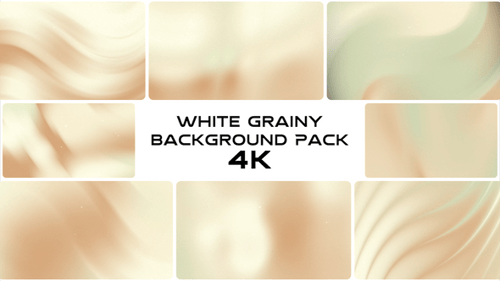 Pack d'animation sur fond dégradé blanc granuleux