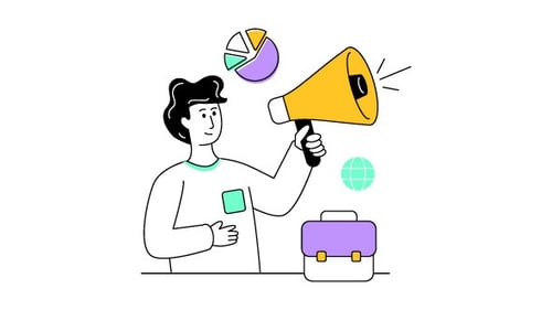 Business Advertising Animation Alpha Channel