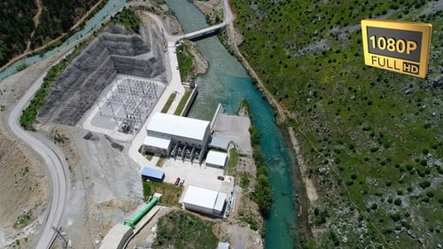 Hydroelectric Dam Drone Video 23