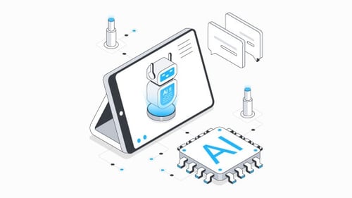 AI Software Isometric Animation Alpha Channel