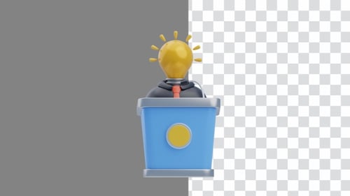 3D-Animation von Thought Leadership treibt Innovation voran | Alpha Channel