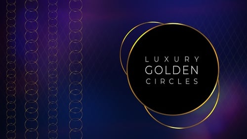 Luxuriöse Goldene Kreise