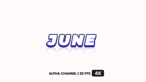 June Text Animation