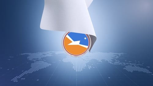Fluid Fabric Reveal Animation for Logo or Branding
