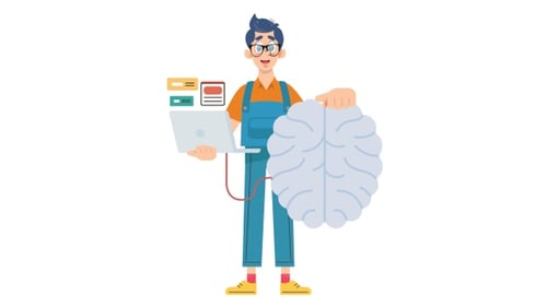 Brain And Biotechnology Concept - Transparent