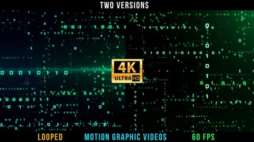 Fonds d'Arrière-plans de code binaire 4K