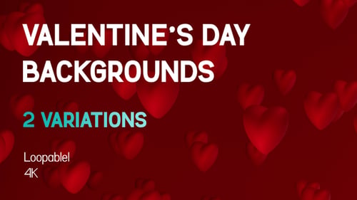 3D-Hintergründe zum Valentinstag