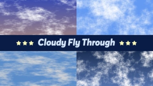 Animated Sky Cloud Fly Through Backgrounds Collection