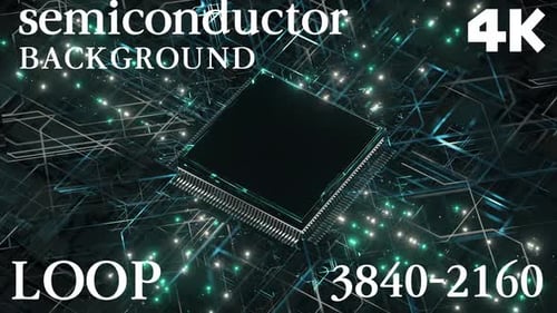 Boucle d'arrière-plan numérique 4k